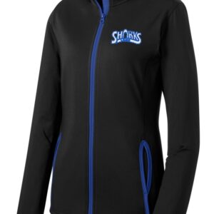 [Staff] Lake Gibson Middle Ladies Sport-Tek® Sport-Wick® Stretch Contrast Full-Zip Jacket - LST853