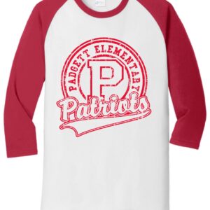STAFF - Padgett Elementary Port & Company® Core Blend 3/4-Sleeve Raglan Tee - PC55RS